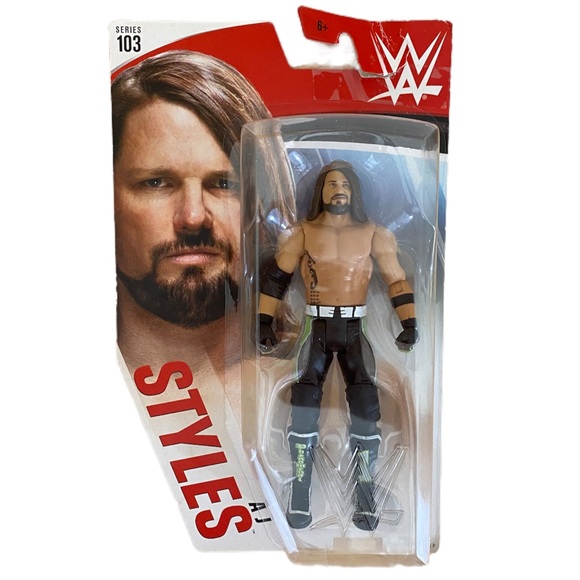 Mattel WWE Wrestling Series 103 AJ Styles Action Figure - Picture 1 of 4